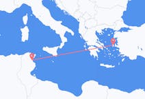 Vluchten van Enfidha naar Chios