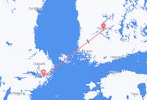 Flyg från Tammerfors, Finland till Stockholm, Sverige