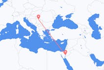 Loty z Ejlat, Izrael do Belgrad, Serbia