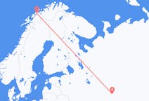 Fly fra Tjeboksary til Tromsø