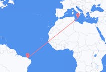 Flyrejser fra Fortaleza, Brasilien til Malta, Malta
