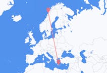 Flyrejser fra Iraklio, Grækenland til Bodø, Norge