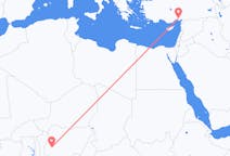 Flyg från Ilorin, Nigeria till Adana, Turkiet
