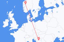 Flights from Sogndal to Banja Luka