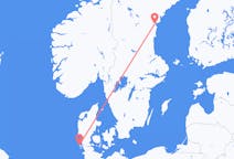 Flyg från Sundsvall till Westerland