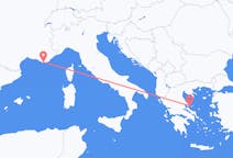 Fly fra Skiathos til Toulon