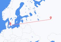Fly fra Kirov til København