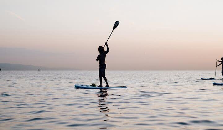 Lever / coucher de soleil en paddle surf à la Barceloneta