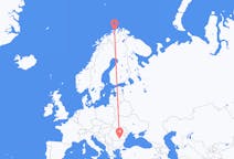 Fly fra Hammerfest til București