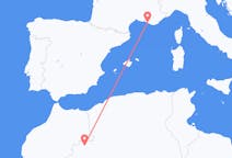 Flyrejser fra Béchar, Algeriet til Marseille, Frankrig
