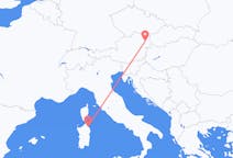 Flyreiser fra Olbia, Italia til Vienna, Østerrike