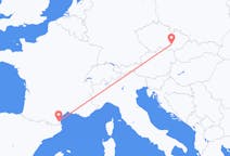 Flyreiser fra Brno, Tsjekkia til Perpignan, Frankrike