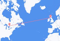Flights from Greater Sudbury to Glasgow