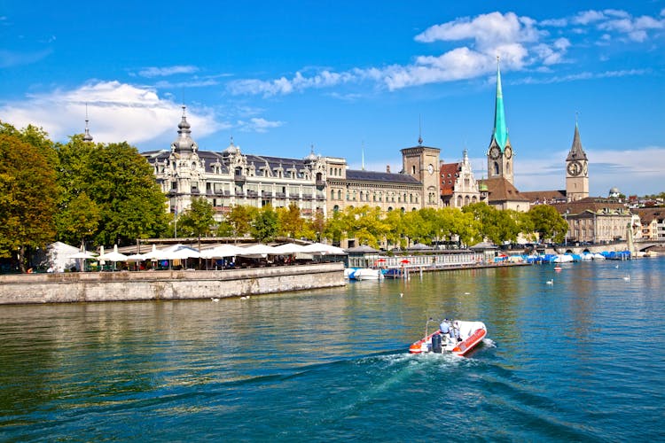 Photo of Limmat River, Zurich.
