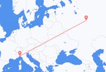 Flights from Nizhny Novgorod, Russia to Genoa, Italy