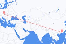 中国出发地 惠州市飞往中国目的地 维也纳的航班