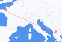 Flyg från Rennes, Frankrike till Ohrid, Nordmakedonien