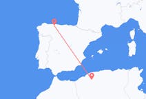 Vols depuis la ville de Tiaret vers la ville d'Asturies