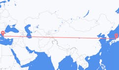 Flights from Komatsu to Chios