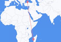 Flyreiser fra Toliara, Madagaskar til Ankara, Tyrkia