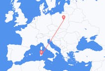 Рейсы из Варшавы, Польша в Кальяри, Италия