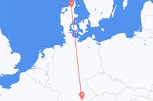 Flyreiser fra Aalborg, Danmark, til München, Danmark