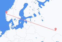 Fly fra Samara til Førde i Sunnfjord