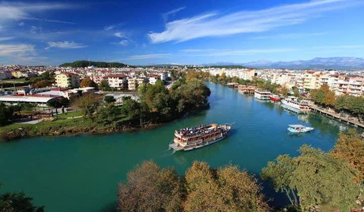Manavgat Boat Trip With Waterfalls and Local Bazaar From Antalya