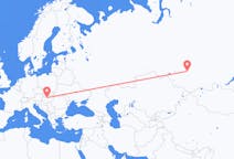 Fly fra Kemerovo til Budapest