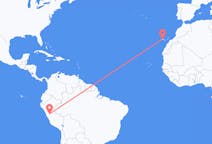 Flights from Huánuco, Peru to Tenerife, Spain