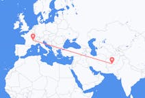 Flights from Kandahar, Afghanistan to Lyon, France