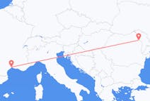 Flights from Montpellier, France to Iași, Romania