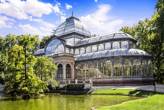 Photo of Palacio de Cristal in the Parque del Retiro, Madrid, Spain.