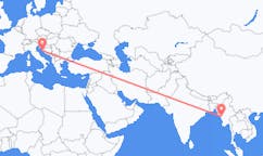Flights from Ann, Myanmar (Burma) to Zadar, Croatia