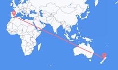 出发地 新西兰旺加努伊目的地 西班牙Almeria的航班