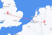 Vluchten van Birmingham, Engeland naar Düsseldorf, Duitsland