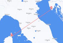 Flyg från Pula, Kroatien till Bastia, Frankrike