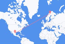 Flights from Monterrey to Kiruna
