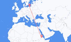 Flights from Shire, Ethiopia to Gdańsk, Poland