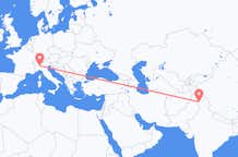 Flights from Srinagar to Milan