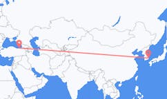 Flights from Ulsan, South Korea to Trabzon, Turkey