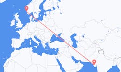 Flights from Jamnagar, India to Haugesund, Norway