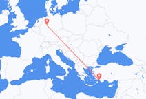 Flyrejser fra Paderborn, Tyskland til Dalaman, Tyrkiet