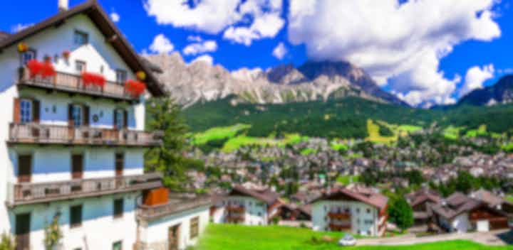 Hoteller og overnatningssteder i Cortina d'Ampezzo, Italien