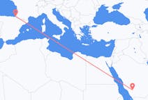 Flights from Bisha, Saudi Arabia to Biarritz, France