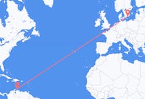 Flyreiser fra Aruba, til Karlskrona