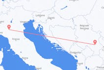 Flyreiser fra Reggio Emilia, Italia til byen Niš, Serbia
