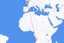 Flyrejser fra Catumbela, Angola til La Rochelle, Frankrig