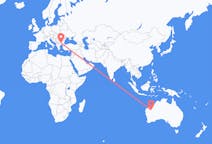 Flyg från Newman, Australien till Plovdiv, Bulgarien