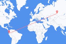Flights from Guayaquil, Ecuador to Novosibirsk, Russia